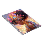 Fantasy Woman African American Art Notizblock (Rechte Seite)