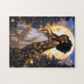 Fantasy Woman African American Art Puzzle (Horizontal)