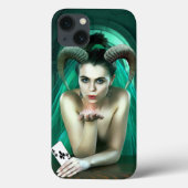 Fantasy Woman Playing Poker Case-Mate iPhone Fall Case-Mate iPhone Hülle (Rückseite)