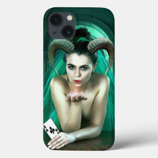 Fantasy Woman Playing Poker Case-Mate iPhone Fall Case-Mate iPhone Hülle