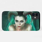 Fantasy Woman Playing Poker LifeProof iPhone Case (Rückseite (Horizontal))