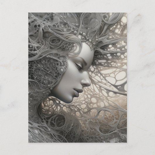 Fantasy Woman Postkarte (Vorderseite)