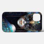 Fantasy Woman Wear Mask Case-Mate iPhone Hülle (Rückseite (Horizontal))