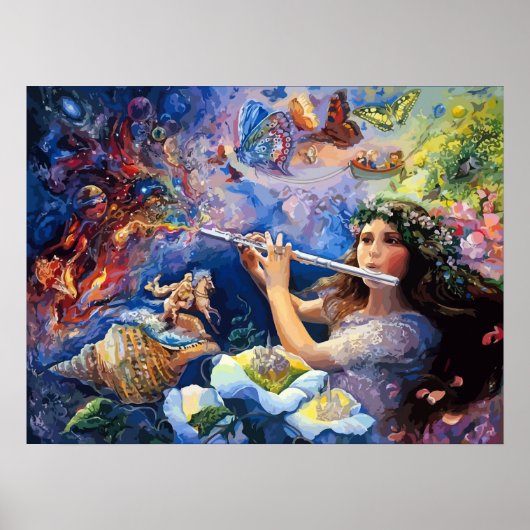 Fantasy Wonderland Art Poster (Vorne)