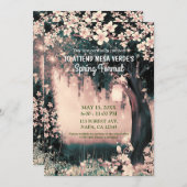 Fantasy Woodland verzaubert Pink Forest Prom Tanz Einladung (Vorne/Hinten)