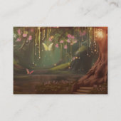 Fantasy Woodland Verzauberter Wald Süß 16 UAWG Begleitkarte (Rückseite)
