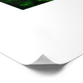 Fantasy Woods Stream Art Poster (Ecke)