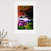 Fantasy Woods Stream Art Poster (Küche)