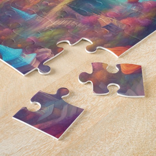 Fantasy World Colorful Magic Castle Puzzle (Seite)