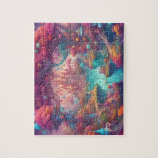 Fantasy World Colorful Magic Castle Puzzle (Vertikal)