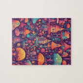 Fantasy World Colorful Magic Kingdom Puzzle (Horizontal)