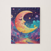 Fantasy World Colorful Moon Puzzle (Vertikal)