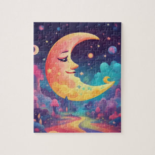 Fantasy World Colorful Moon Puzzle