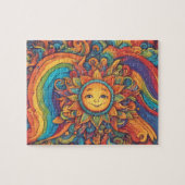Fantasy World Colorful Sun Puzzle (Horizontal)