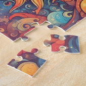 Fantasy World Colorful Sun Puzzle (Seite)