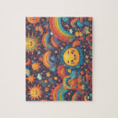 Fantasy World Colorful Sun Puzzle (Vertikal)
