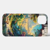 Fantasy World durch ein Cracks Wall Design Case-Mate iPhone Hülle (Rückseite (Horizontal))