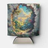 Fantasy World durch ein Cracks Wall Design Dosenkühler (Vorderseite)
