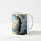 Fantasy World durch ein Cracks Wall Design Kaffeetasse (VorderseiteRechts)