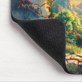 Fantasy World durch ein Cracks Wall Design Mousepad (Ecke)