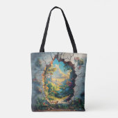 Fantasy World durch ein Cracks Wall Design Tasche (Rückseite)