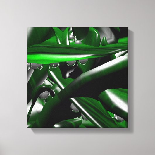 Fantasy World Malachit und Abstrakte Kunst des Fra Leinwanddruck (Vorderseite)