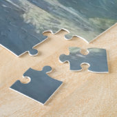 Fantasy World mit einer Frau auf einem Cliff Puzzl Puzzle (Seite)