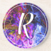 Fantasy World Monogram Getränkeuntersetzer (Vorne)