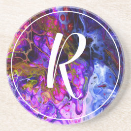 Fantasy World Monogram Getränkeuntersetzer