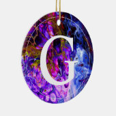 Fantasy World Monogram Keramik Ornament (Rechts)