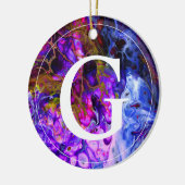 Fantasy World Monogram Keramik Ornament (Links)