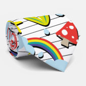 Fantasy World on Lined Note Paper Krawatte (Gerollt)