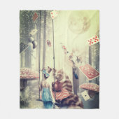 Fantasy World Spielkarten Fleecedecke (Vorderseite)