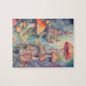 Fantasy World Watercolor Traumstrecke Airolo - Gle Puzzle (Horizontal)