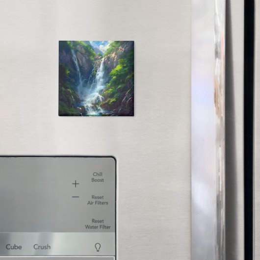 Fantasy World Waterfall Magnet (In Situ (Kühlschrank))