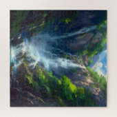 Fantasy World Waterfall Puzzle (Horizontal)