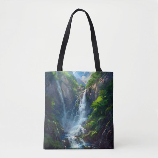Fantasy World Waterfall Tasche (Vorderseite)
