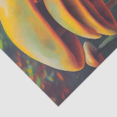 Fantasy Yellow Mushrooms decoup Seidenpapier (Ausschnitt)