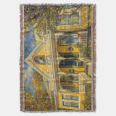 Fantasy Yellow Victorian House Decke (Vorderseite Vertikal)