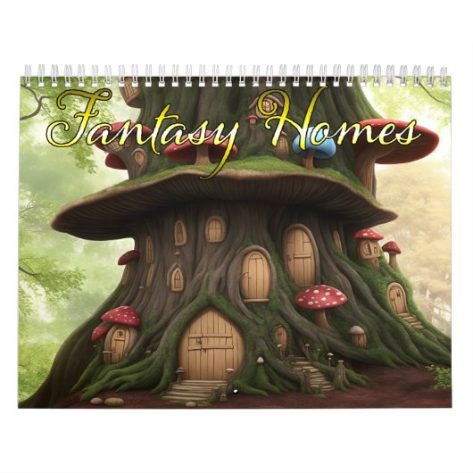 Fantasy-Zuhause Kalender (Titelbild)