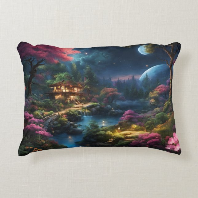 Fantasy Zuhause und Garden Dekokissen (Vorderseite)