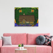 Fantasy Zuhause Wrapped Canvas Leinwanddruck (Insitu (Wohnzimmer))