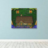 Fantasy Zuhause Wrapped Canvas Leinwanddruck (Insitu (Holzboden))