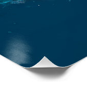 Fantasybild - Alte blaue Augen Poster (Ecke)
