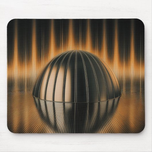 Fantasybild Bronze-Halbkuppel auf reflektierender  Mousepad (Vorne)