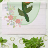 Fantasyblume Geschirrtuch (Gefaltet)