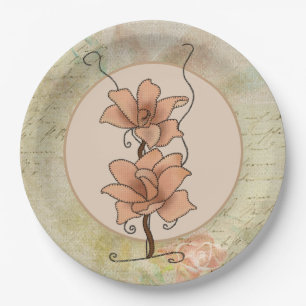 Fantasyblume  pappteller