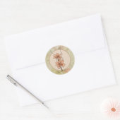 Fantasyblume Runder Aufkleber (Umschlag)