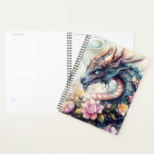 Fantasydrache umgeben von Rosen Planer (Anzeige)