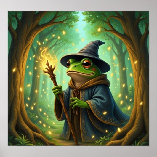 FantasyFrogWizard Poster (Vorne)